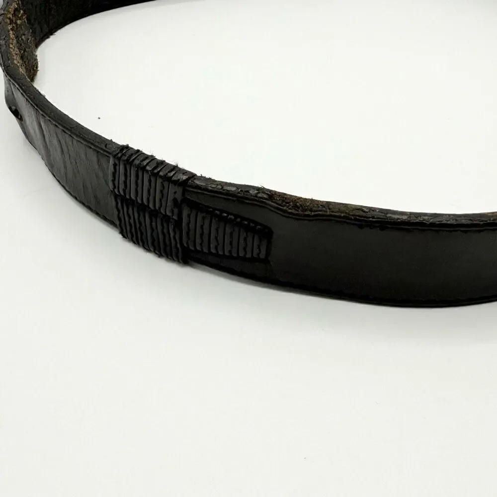 Columbia black brown leather belt - Men’s 38